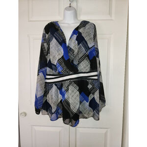 Lane Bryant Geometric Print Blouse